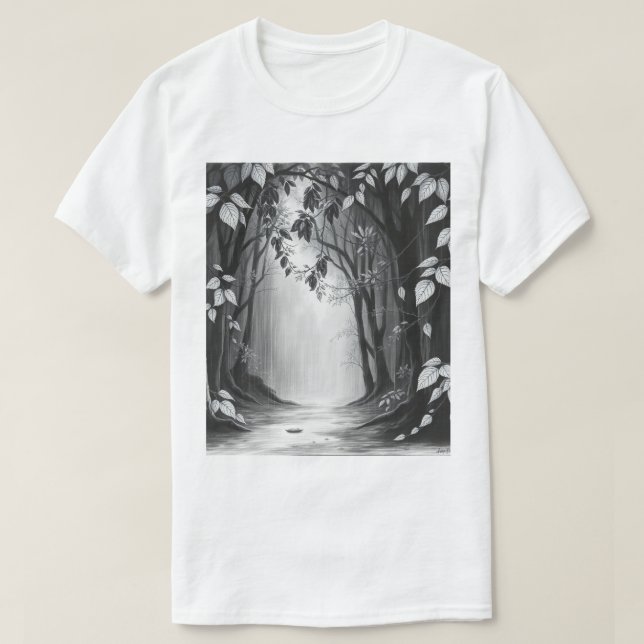 T-shirt **"Echos de la Tradition : Un dessin classique"** (Design devant)
