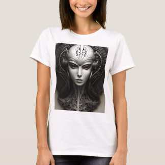 T-shirt "Echos Ethérées : Une Silhouette Fée Gigeresque"