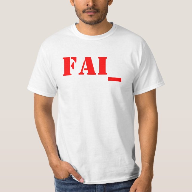T-shirt Échouer (Devant)