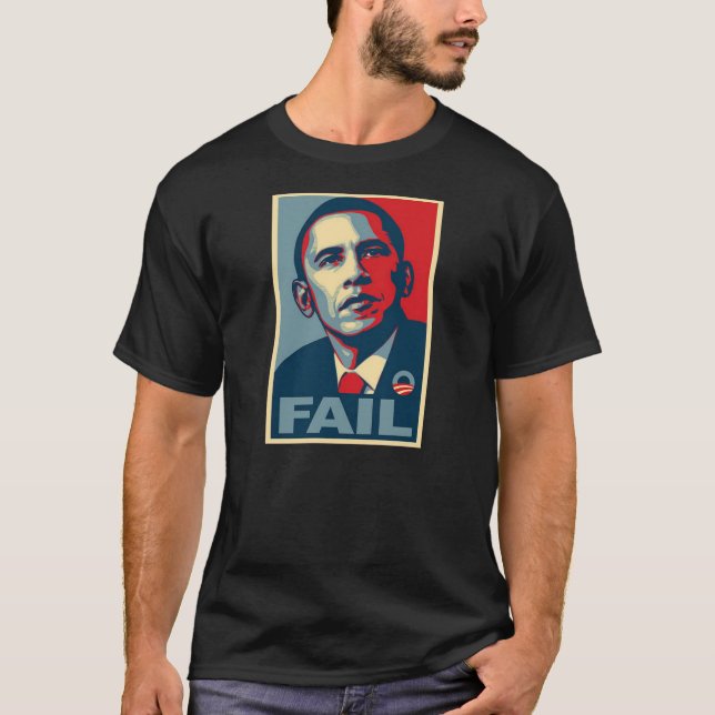 T-shirt Échouer d'Obama (Devant)