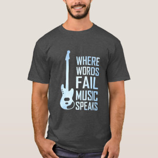 T-shirt échouer musique drôle