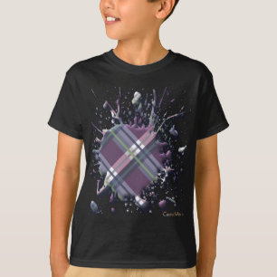 T-shirt éclaboussure 3D dans les plaids, les contrôles e