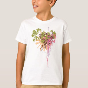 T-shirt Éclaboussure de couleur de Supergirl