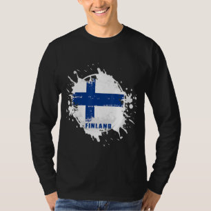 T-shirt Éclaboussure de Finlande