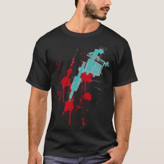 T-shirt Éclaboussure de machine de tatouage