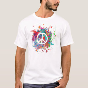 T-shirt Éclaboussure de paix