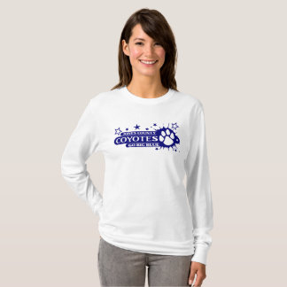 T-shirt Éclaboussure de patte dans le bleu
