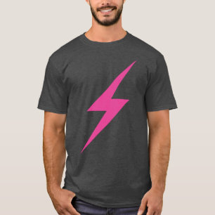 T-shirt Éclair Rose Du Féminisme