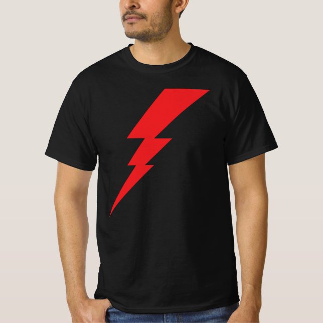 T-shirt Éclair rouge (Devant)