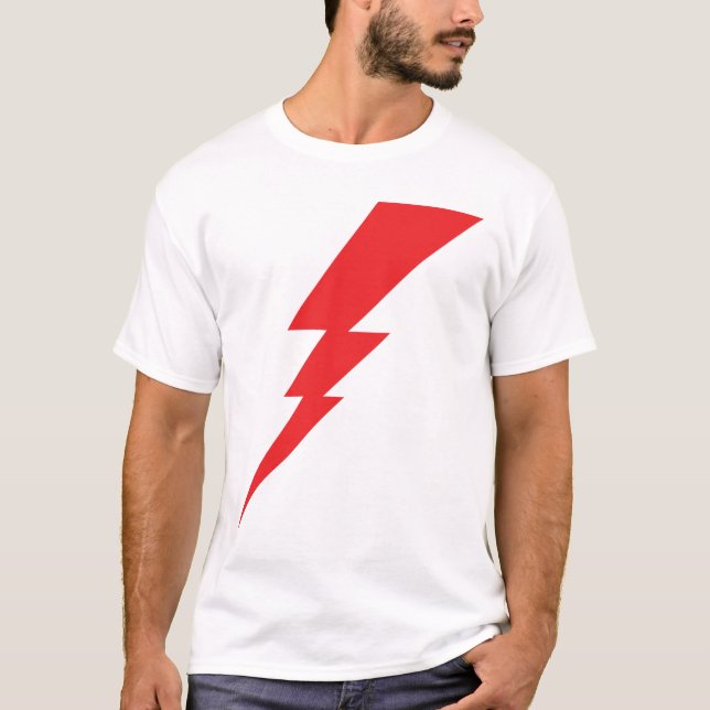 T-shirt Éclair rouge (Devant)