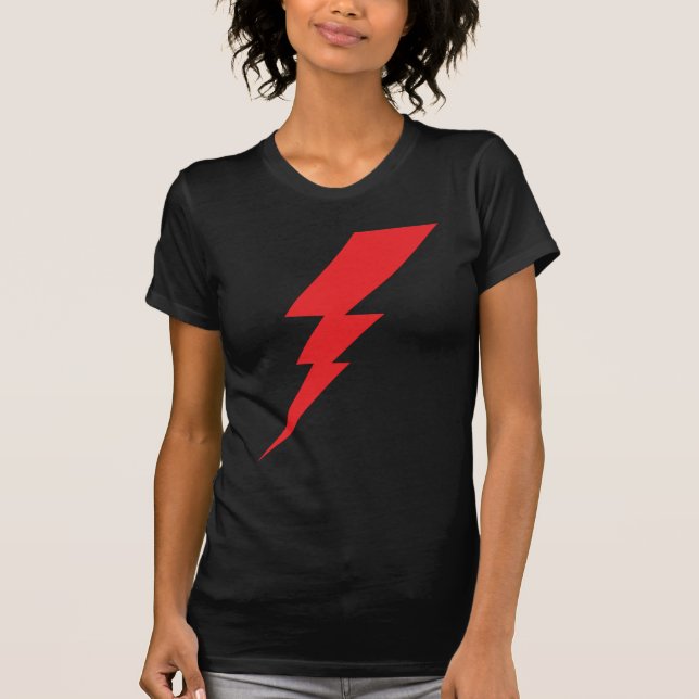 T-shirt Éclair rouge (Devant)