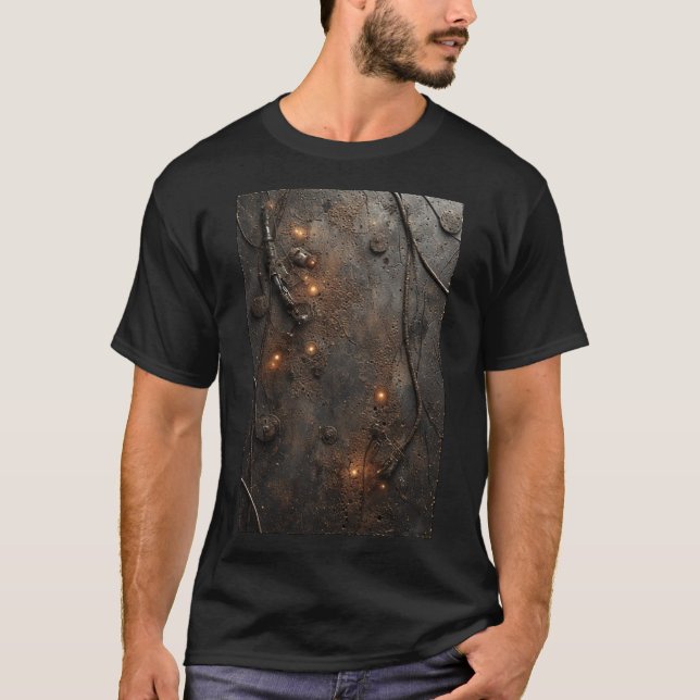 T-shirt Éclairage Cyberpunk (Devant)