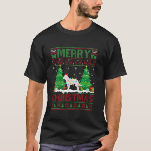 T-shirt Éclairage d'arbre de Noël laid Blue Heeler Austral