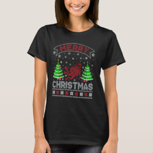 T-shirt Éclairage de l'arbre de Noël Hommes Femmes Plongeu