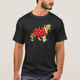 T-shirt Éclairage de Noël Père Noël Berger Allemand Noël
