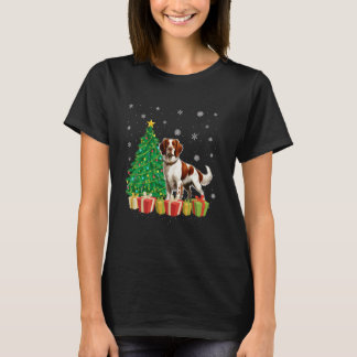 T-shirt Éclairage des arbres de Noël Chapeau Brittany Chie