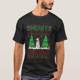 T-shirt Éclairage des arbres de Noël moche Sweater Meerkat
