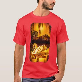 T-shirt Eclairage du Nord Cygne Rough Edges