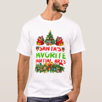 T-shirt Éclairage Noël Père Noël s