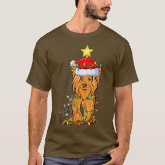 T-shirt Éclairage Xmas Tree Correspondance Yorkshire Terri