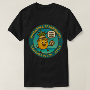 T-shirt Éclaireurs Ananas Naviguent avec Style