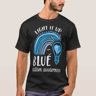 T-shirt Éclairez-le en bleu Mois de la sensibilisation à l