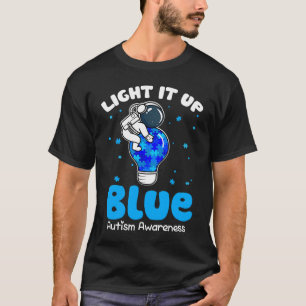 T-shirt Éclairez-le en bleu  Pièce de puzzle Sensibilisati