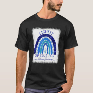 T-shirt Éclairez-le en bleu pour la sensibilisation à l'au