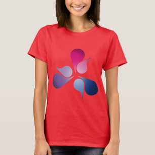 T-SHIRT ÉCLAT BISEXUEL DE FIERTÉ