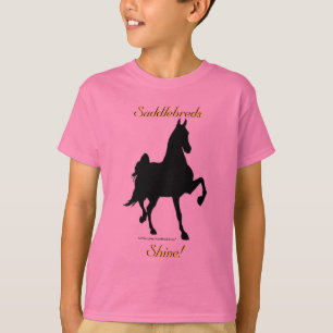 T-shirt Éclat de Saddlebreds -- Pièce en t d'enfants