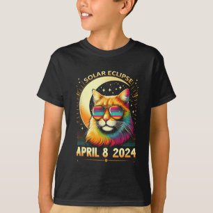 T-shirt Eclipse 8 avril 2024 Amateurs de chats