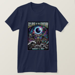 T-shirt Éclipse du Siècle Cthulhu Lovecraft