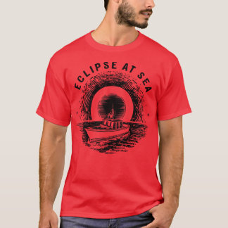 T-shirt éclipse en mer