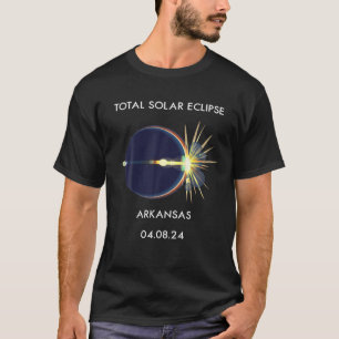 T-shirt Eclipse Flare 04.08.24 Total Solaire Eclipse Arkan