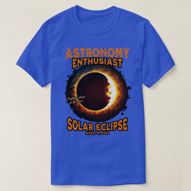 T-shirt Éclipse solaire 2024 (Design devant)