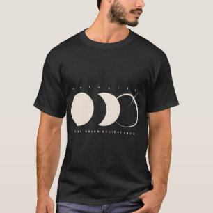T-shirt Éclipse solaire 2024 - Graphique d'astronomie tota