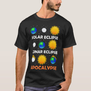 T-shirt Éclipse solaire Éclipse lunaire Enseignant de scie