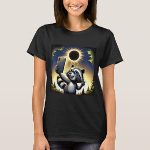 T-shirt Éclipse Solaire Raton Laveur 8 Avril