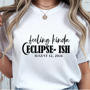 T-shirt Éclipse Solaire Sentiment Plutôt Éclipsé Céleste