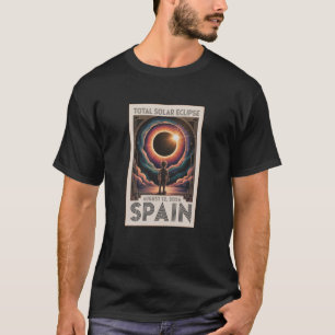 T-shirt Éclipse solaire totale 12 août 2026 Espagne Tee