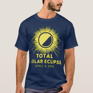 T-shirt Éclipse solaire totale 2024