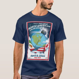 T-shirt Éclipse solaire totale 2024