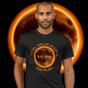 T-shirt Éclipse Solaire Totale 2026