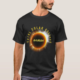 T-shirt éclipse solaire totale 8/4/2024 USA