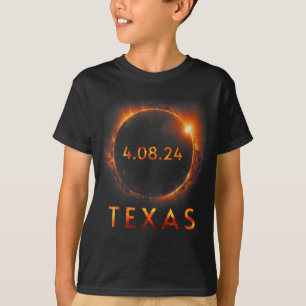 T-shirt Éclipse solaire totale 8 avril 2024 Texas Solar Ec