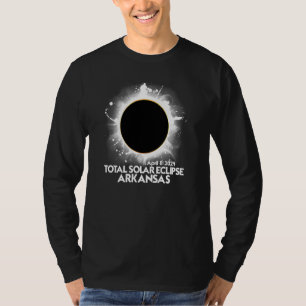 T-shirt Éclipse solaire totale Arkansas 2024 American Tota