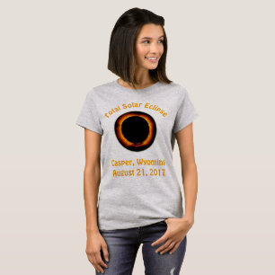T-shirt Éclipse solaire totale ( Casper, Wyoming )