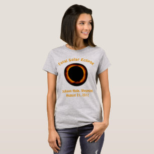 T-shirt Éclipse solaire totale ( Jackson Hole, Wyoming )