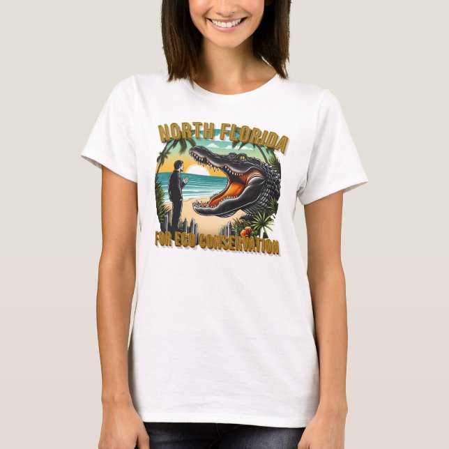 T-shirt éco-2-femmes du nord de la Floride (Devant)