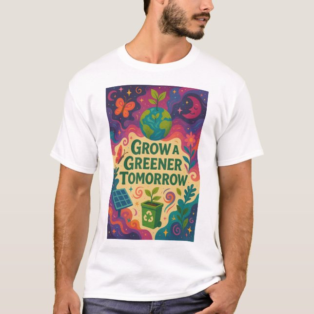 T-shirt Eco Friendly Inspirational Poster (Devant)
